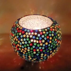 Portavelas árabe estrella