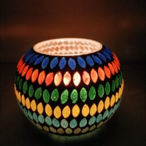 Portavelas árabe gotas