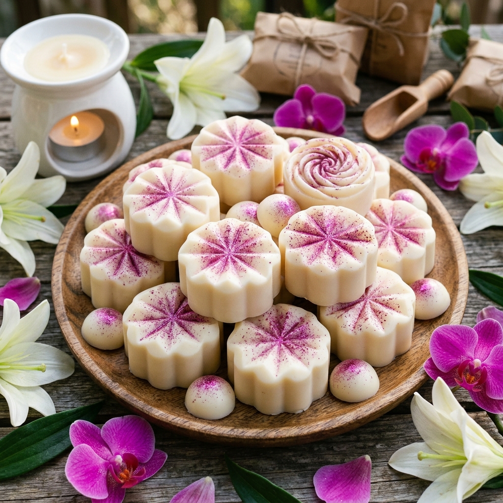 Waxmelts de Orquídea y Lirio