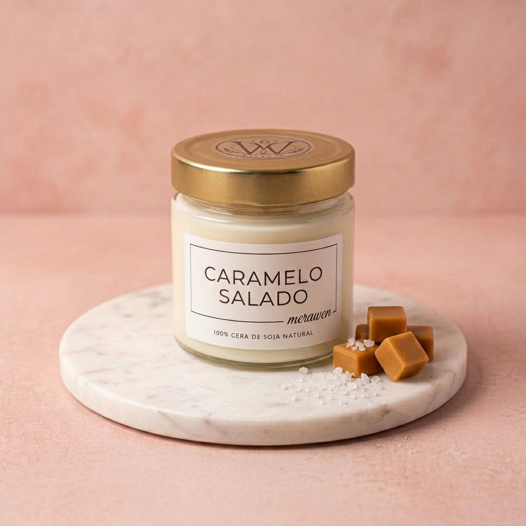 Vela de Caramelo Salado