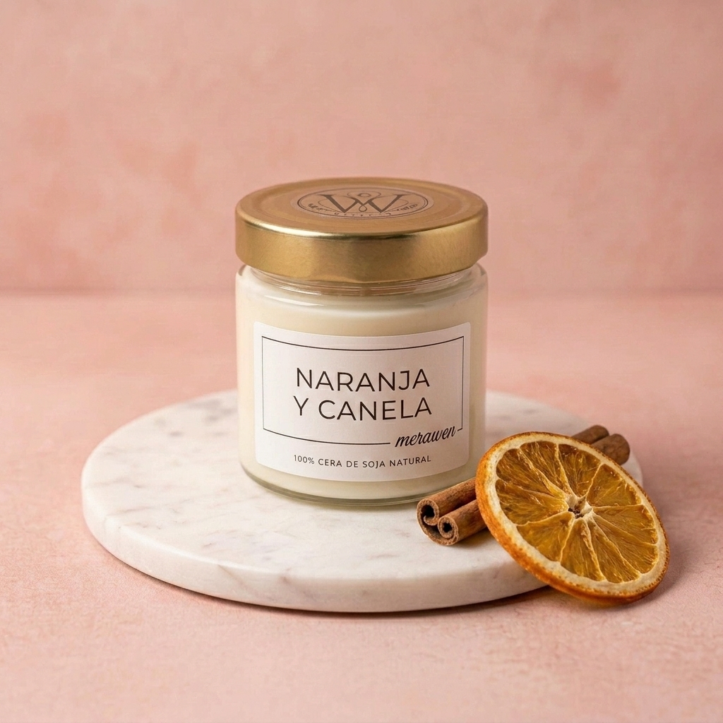 Vela de Naranja y Canela