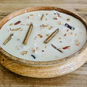 Centro de mesa redondo