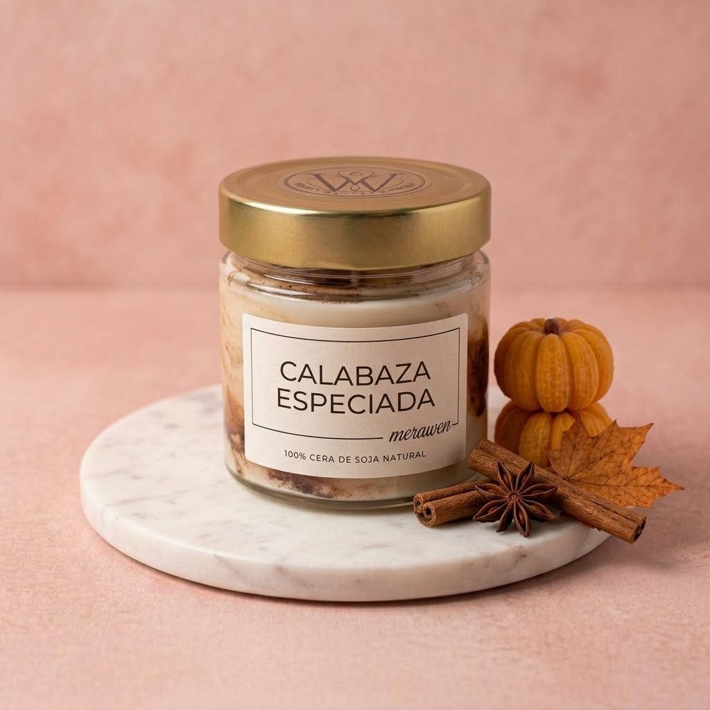 Vela de Calabaza Especiada